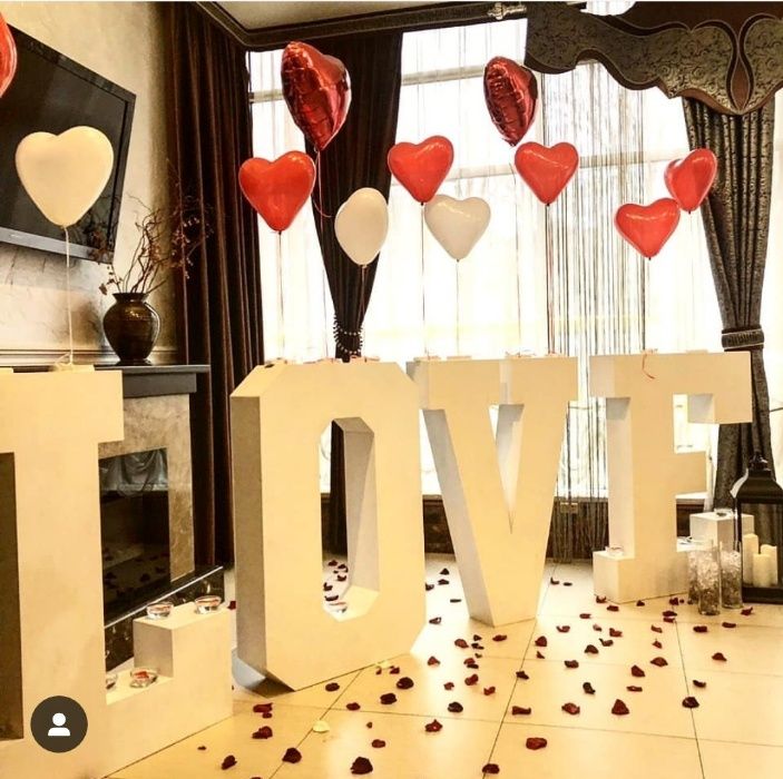 Букви Love на весілля, фотосесію прокат та продаж