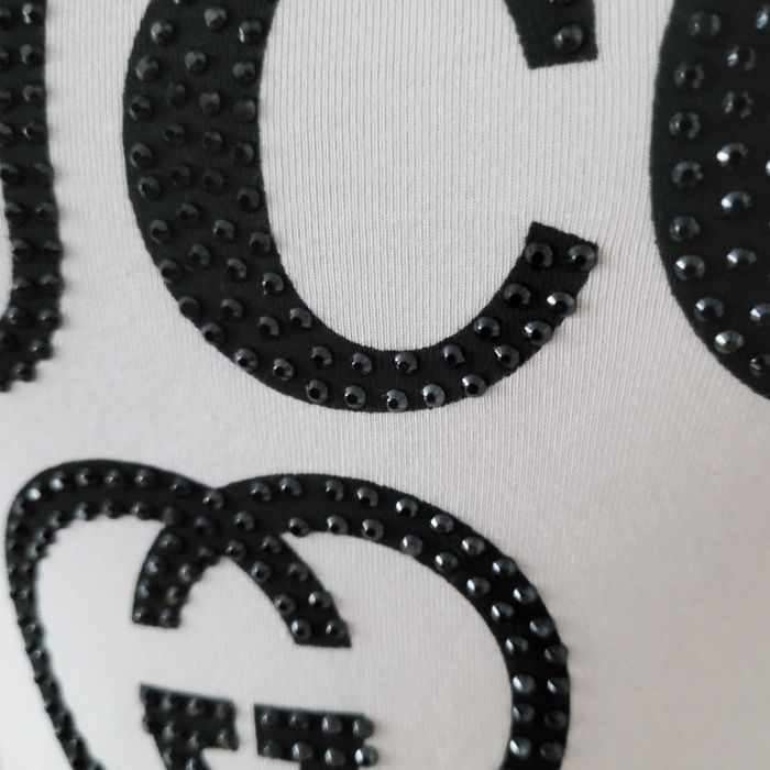 Bluzka damska Longsleeve Gu cci biała