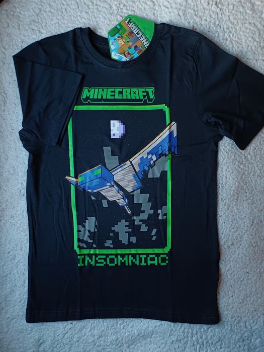 T-shirt  Minecraft  nowy 110/116 , 122/128 ,134/140 , 146/152, 158/164