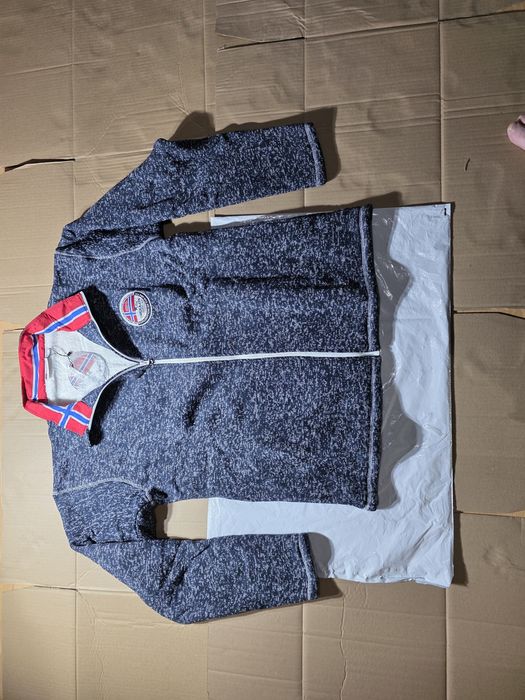 Bluza kurtka polarowa męska nebulus fallou xl/52 na ciepły futerku