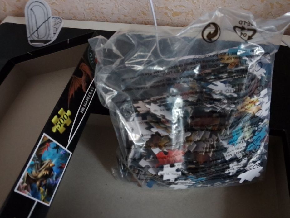 Пазли 3D дракони на 500 шт.