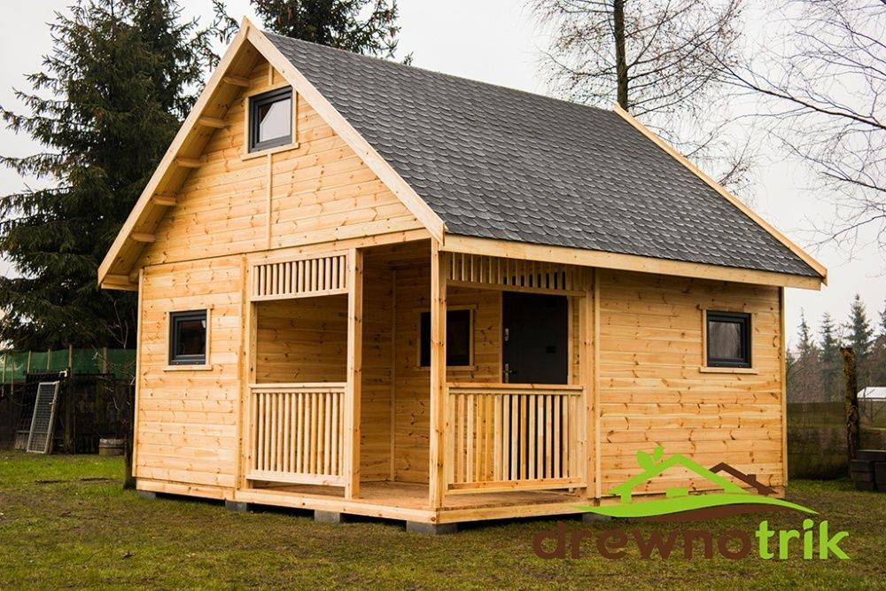 Domek Letniskowy ALEX 5x4m 5x5 5x6 domki PRODUCENT DREWNOTRIK.PL