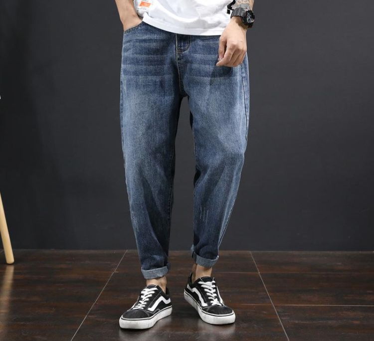 Spodnie jeans męskie HAREMKI