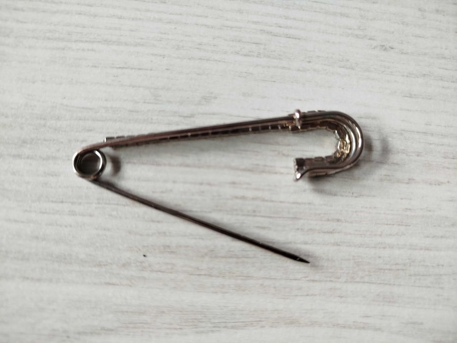 Kryształowe szpilki z kryształu górskiego Broszki Metalowy