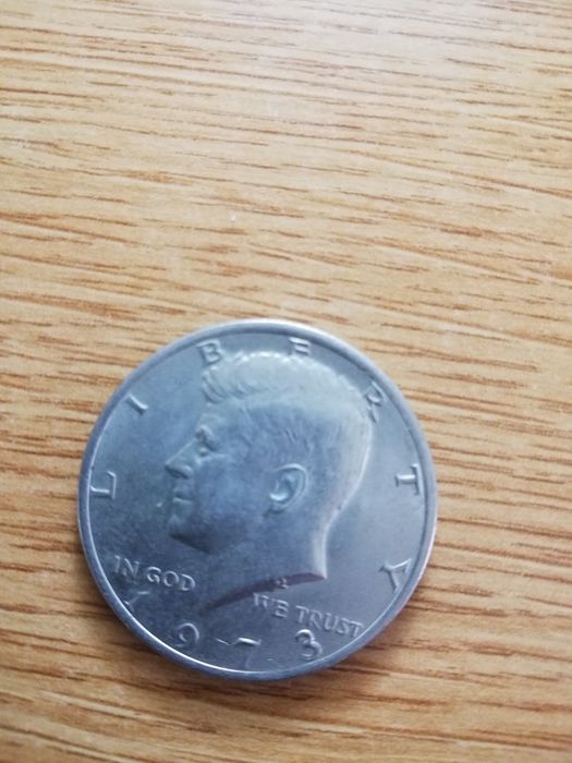 Moeda 1/2 dólar EUA 1973