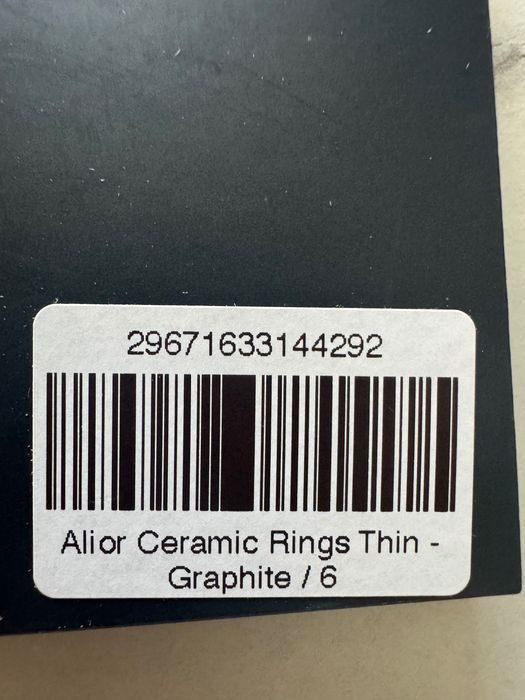 Alior ceramic ring thin rozmiar 6
