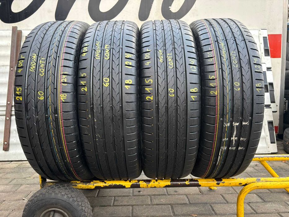 4X NOWE Opony Letnie 215/60R18 98H CONTINENTAL EcoContact 6Q 6.5MM 2024 ROK DEMO NOWE!!!