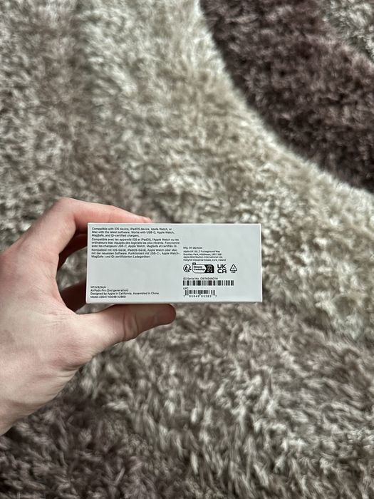 Apple AirPods Pro 2 Oryginalne Faktura