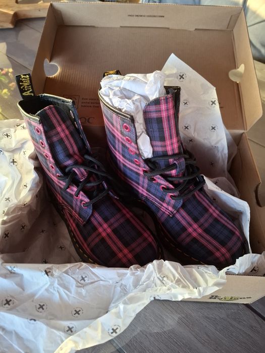 Dr Martens buty kratka fiolet nowe 38 nowa cena