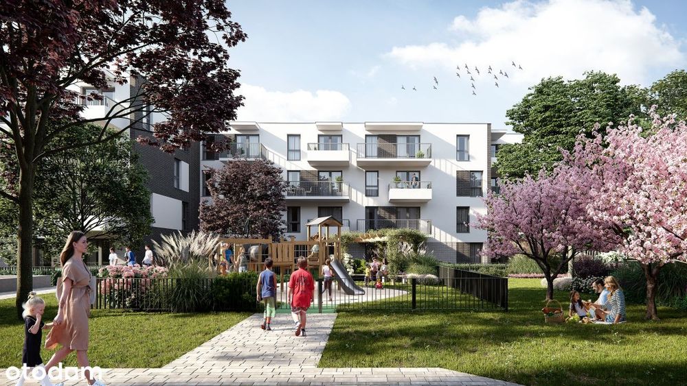 2-pokojowe mieszkanie 37 m² + ogródek Bez Prowizji - Więcej