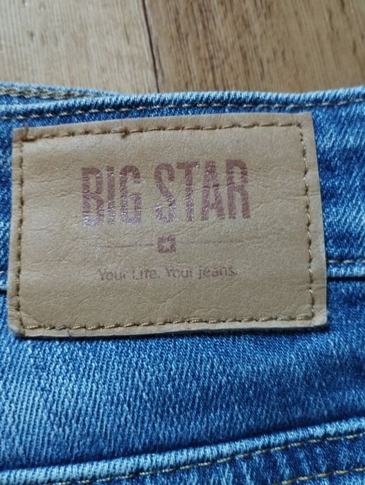 Big Star W27 L30 spodnie jeansowe rurki skinny fit