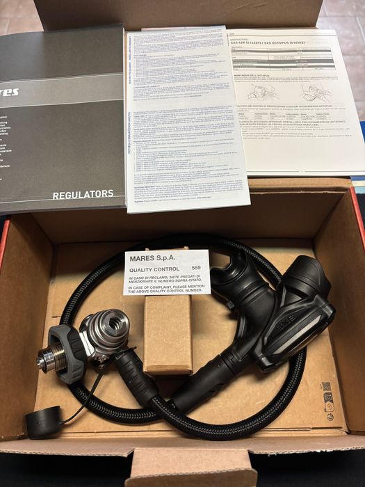 Automat oddechowy Mares SXS II stopień + 62X I stopień DIN