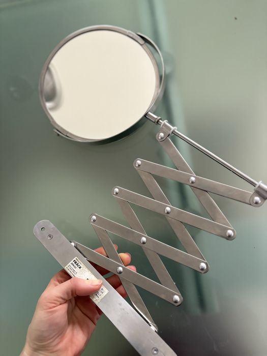 Lusterko ścienne, IKEA FRÄCK, stal nierdzewna