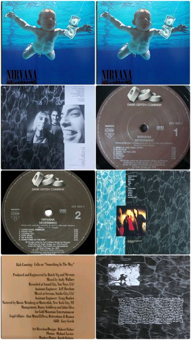 Вінілові платівки  -  Nirvana