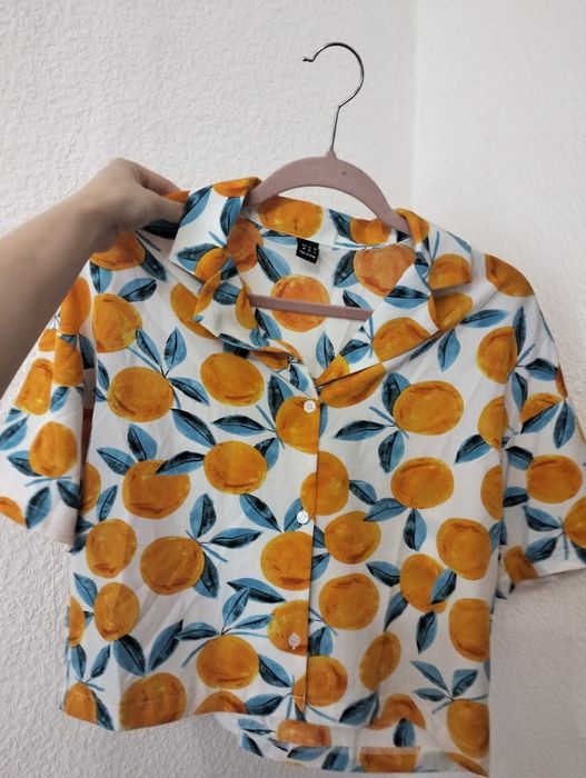 Блуза Shein з літнім принтом