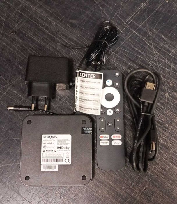 Смарт ТВ приставка Android SmartTV Box STRONG LEAP-S3