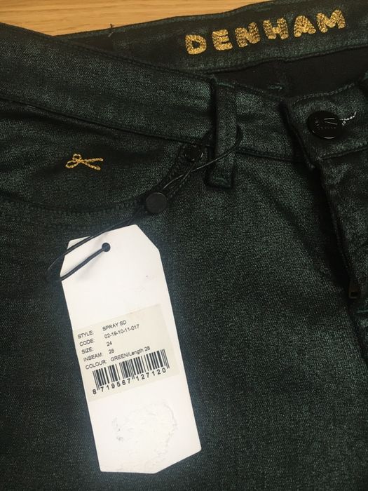 Jeansy Denham 24/28 Spodnie Jeansy 24/28 Spodnie XS NOWE !