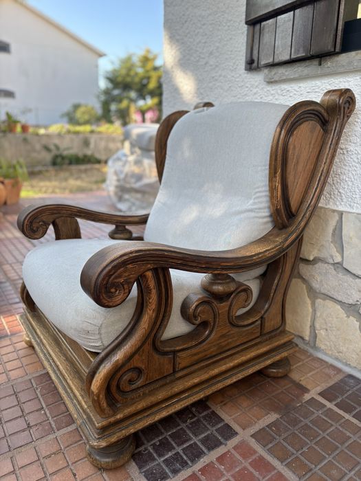 Sofas madeira macica