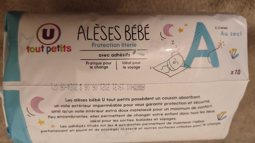 tout petits пеленки одноразовые пилюшки 60х60 см 10 шт