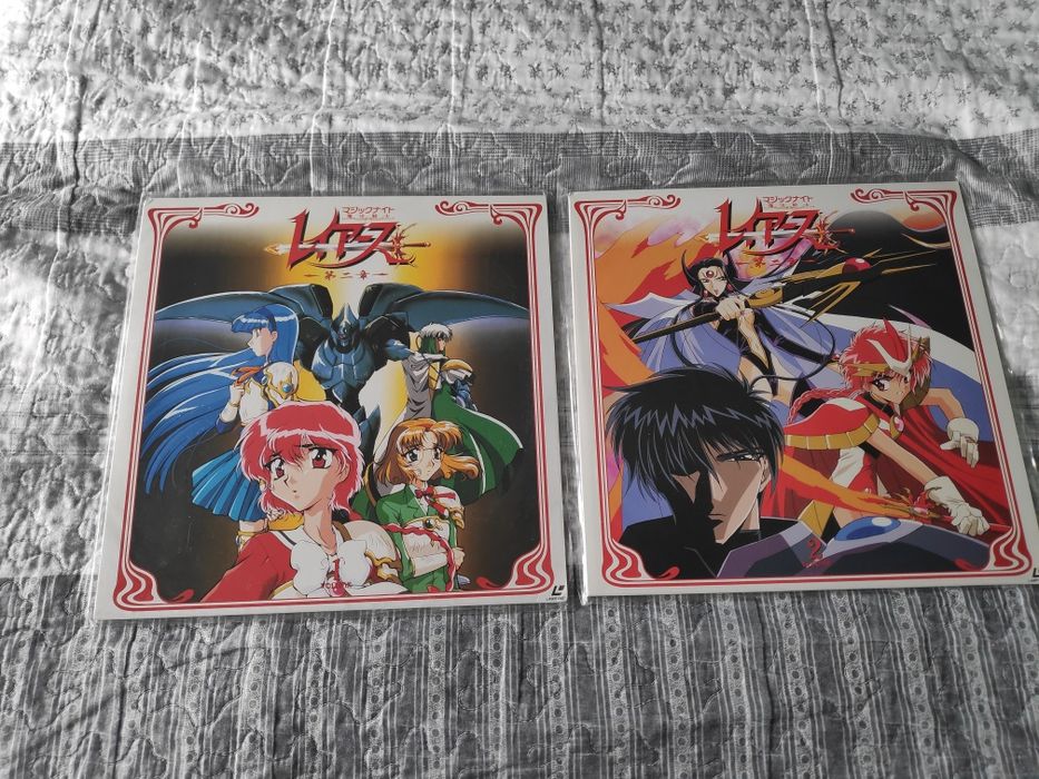 Magic Knight Rayearth Wydanie LD Laserdisc seria 1 i 2 NTSC