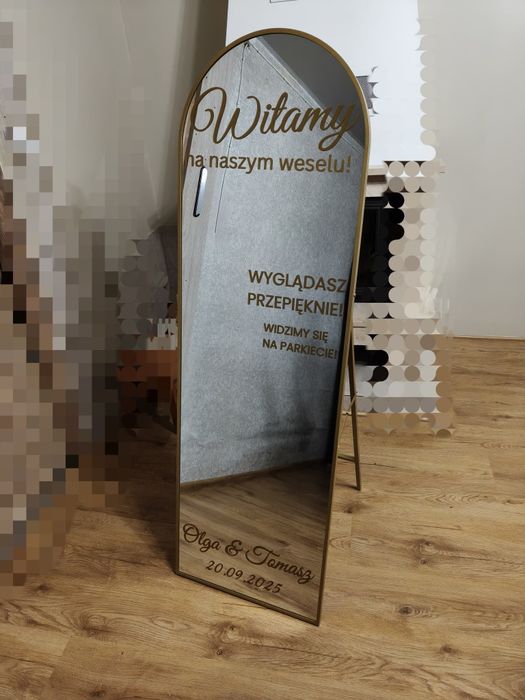 Lustro weselne selfie