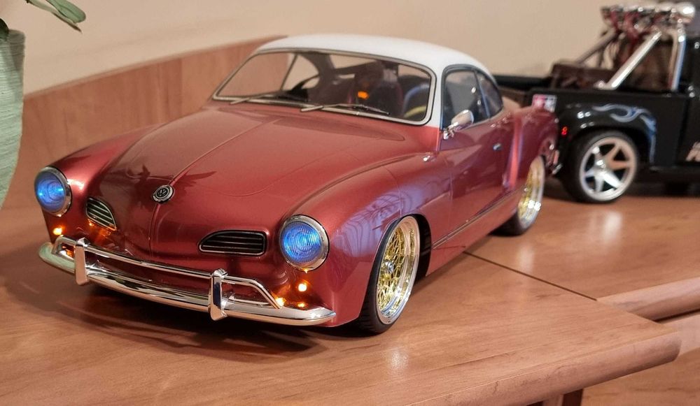 TAMIYA VW Carman Ghia RC 1/10 Fabrycznie Nowy Model ,Super Oświetlenie