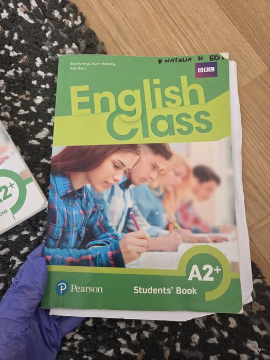 English class, student's book. A2+ Pearson