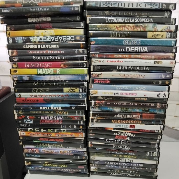 DVDs 116copias,45originais