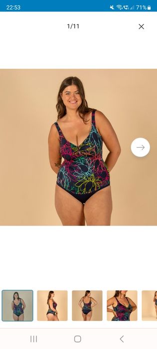 Strój kąpielowy decathlon 46