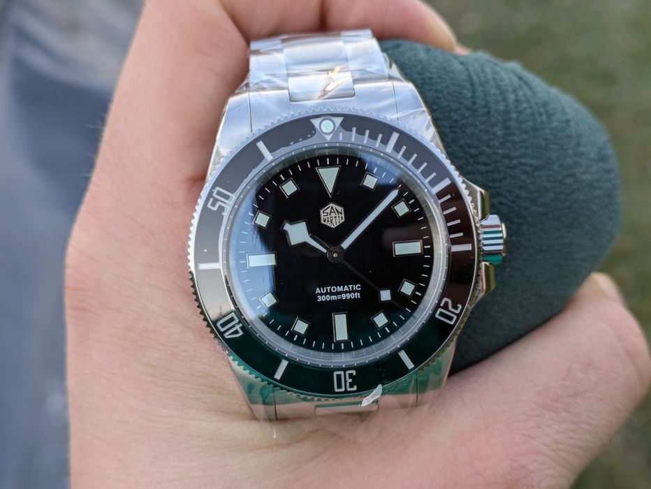 Zegarek San Martin Tudor ceramika nh35