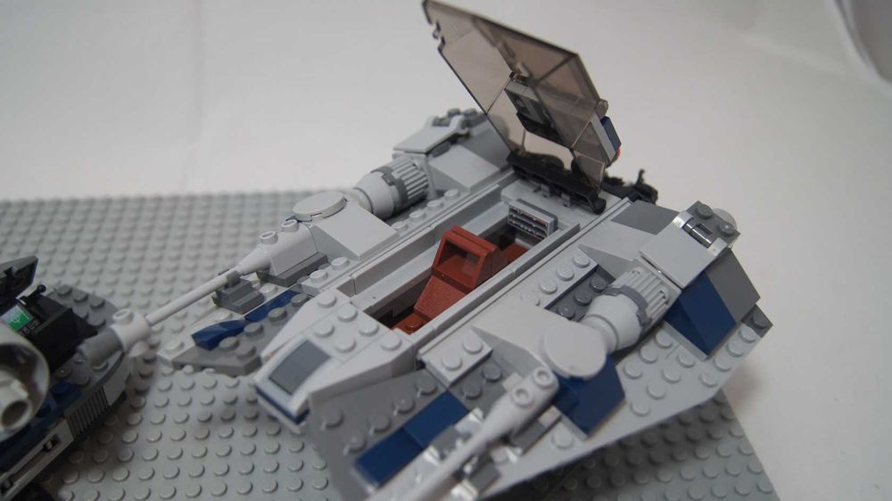Lego Star Wars 501 clone custom Swampspeeder + Snowspeeder figurki ...