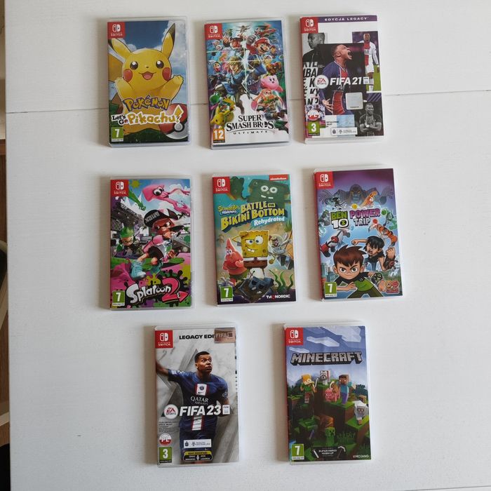 Gry Nintendo FIFA Minecraft splatoon2