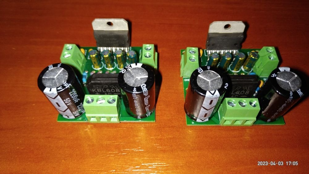 Підсилювач на TDA7294 2шт