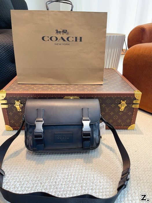 Мужская сумка coach кроссбоді чоловіча сумка коач
