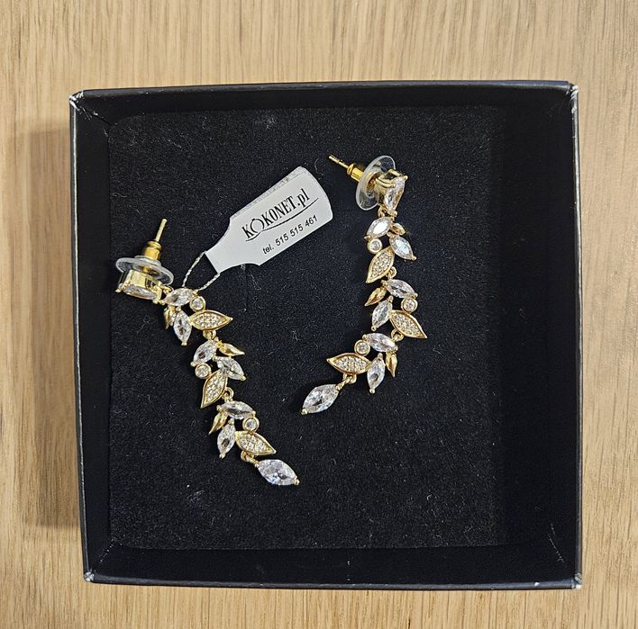 Kolczyki ślubne Floris Gold Kokonet