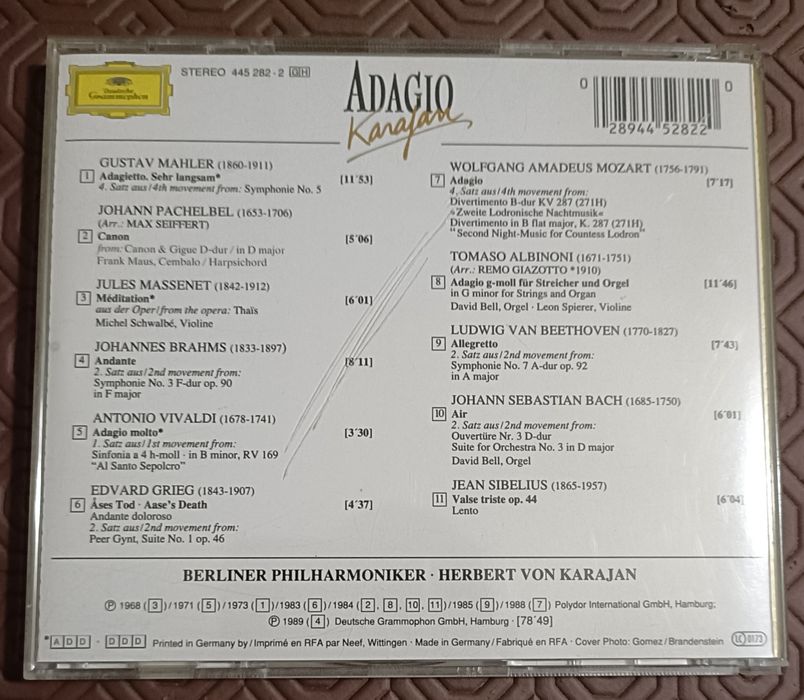 CD - Adagio Karajan