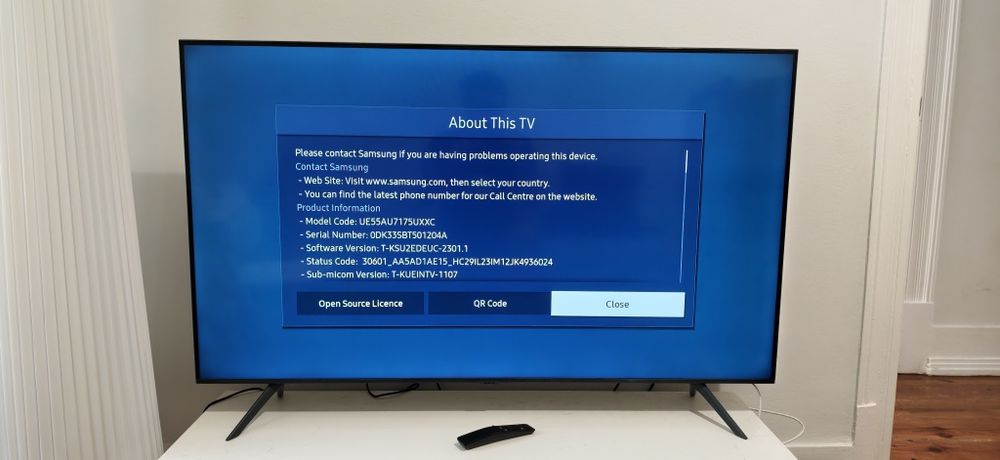 Samsung UE55AU7175UXXC — 55" 4K Smart TV