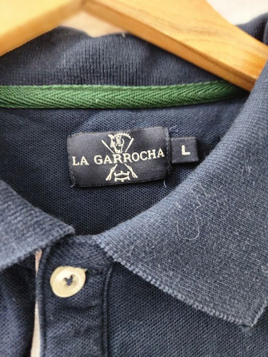 Polo azul  masculino