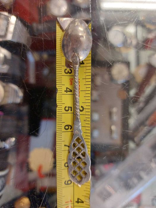 11 Colheres antigas de café Prata 900