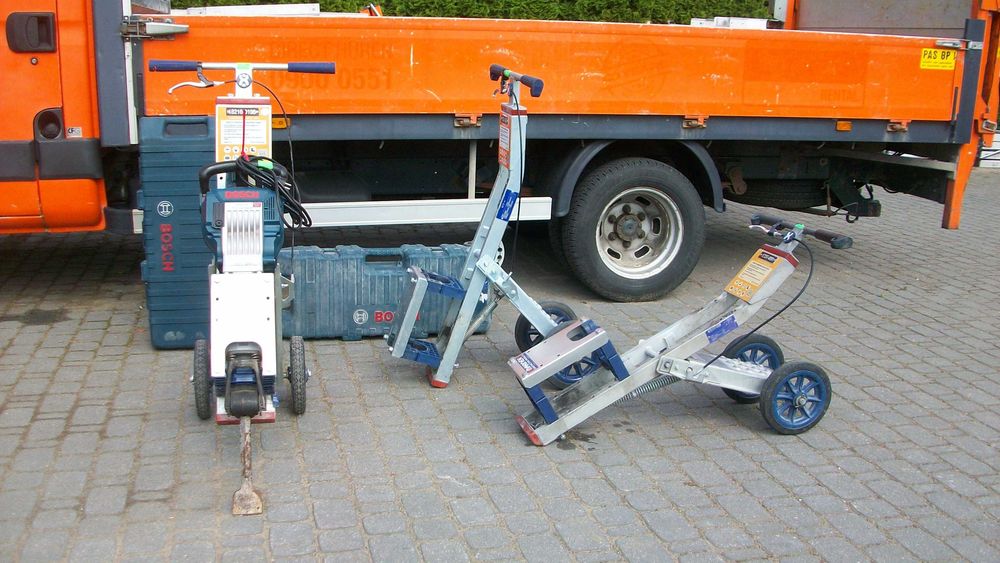 Wózek do skuwania płytek pod młot Bosch GSH16
