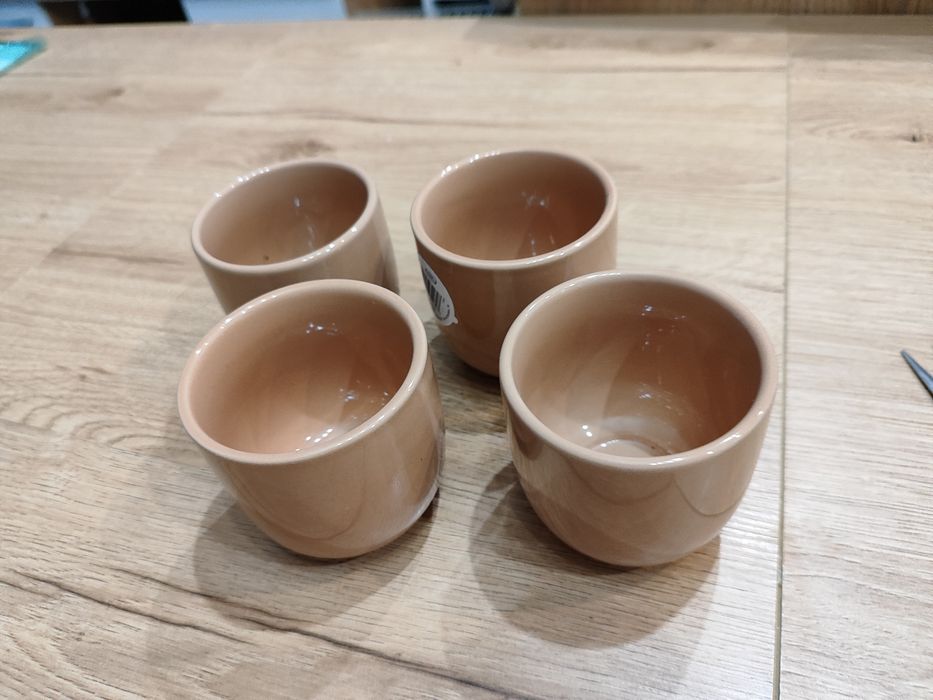 Zestaw 4 ceramicznych świeczników