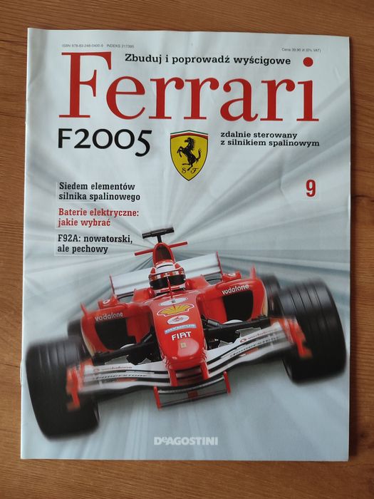 Ferrari F2005 9 model RC deagostini