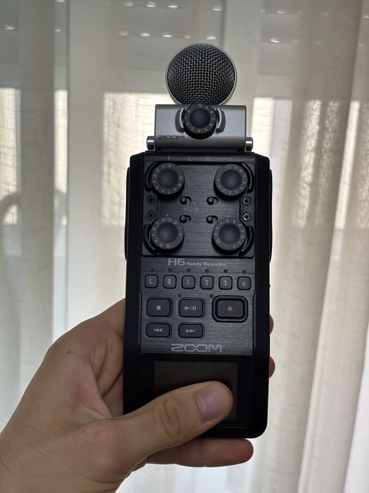 Zoom H6 Handy Recorder + cápsula XY + bolsa e acessórios