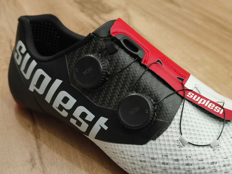 Sapatos de estrada Suplest Edge+ 2.0 Road Pro Carbon "Novos"