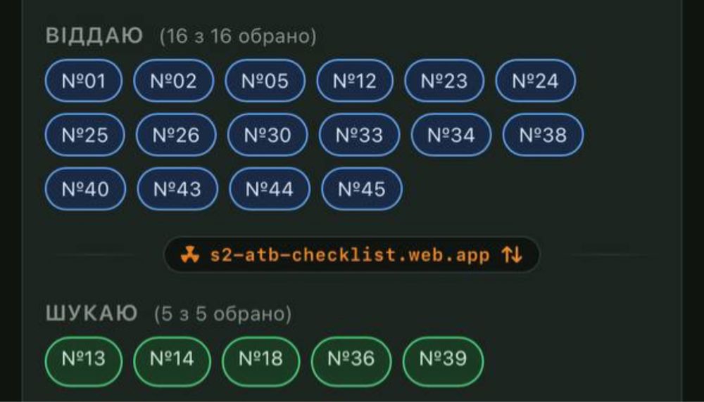 Картки СТАЛКЕР ОБМІН