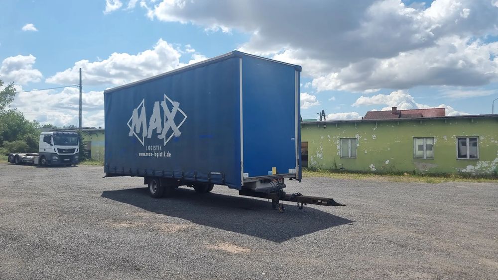 TANDEM JUMBO 7.80x3.10m  17.5 KOŁA 2011rok FIRANKA 1ośiowa MOŻLIWOŚĆ TRANSPORTU