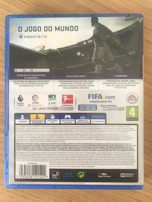 FIFA 2018 para PS4