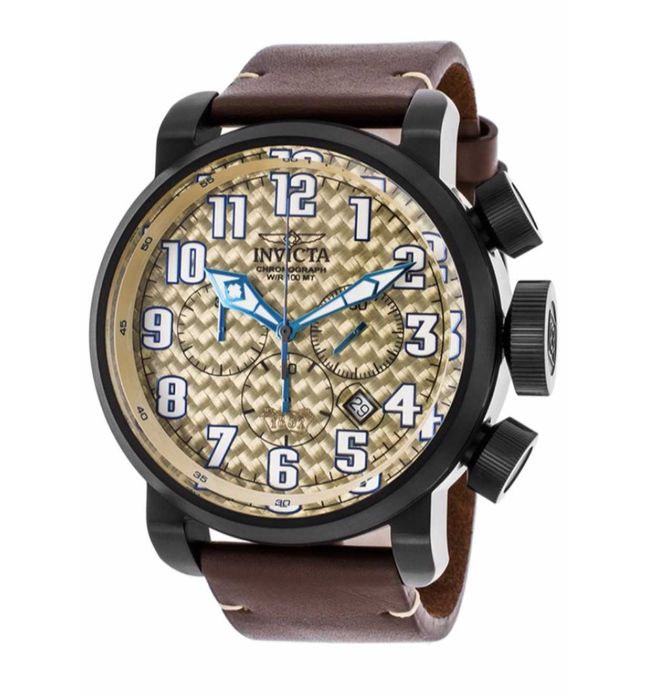 Invicta Aviator Żółte złoto