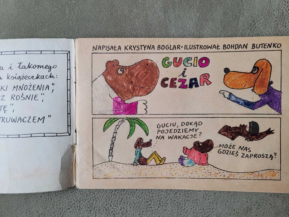 Komiks Gucio i Cezar ratują Felicję