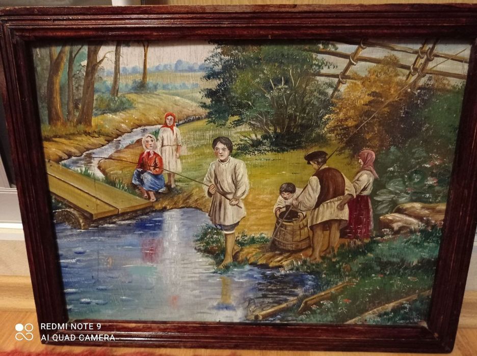 Картина маслом старинная